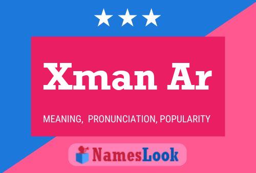 Xman Ar Name Poster