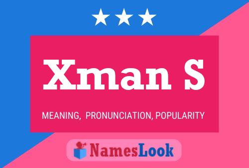 Xman S Name Poster