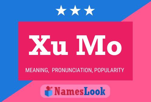 Xu Mo Name Poster