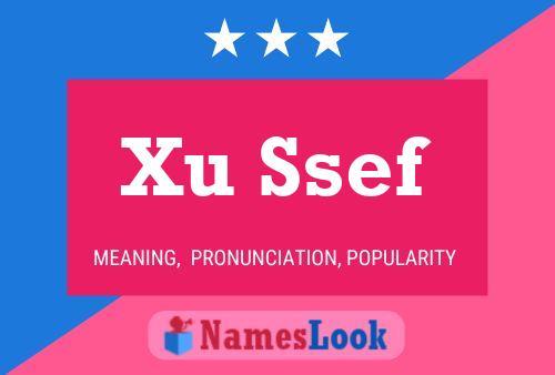 Xu Ssef Name Poster