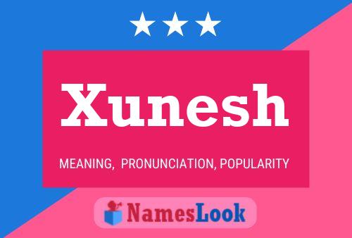 Xunesh Name Poster