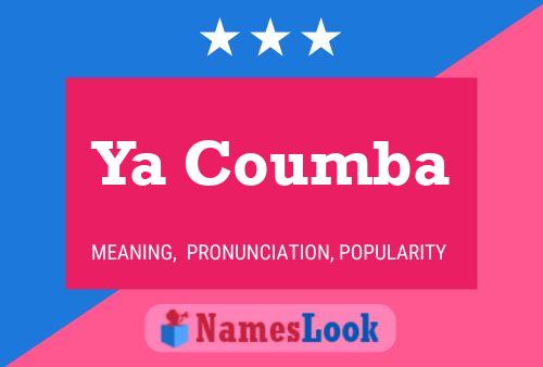 Ya Coumba Name Poster