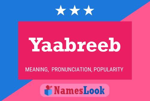 Yaabreeb Name Poster