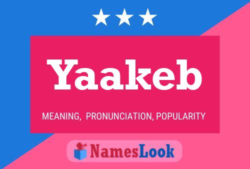 Yaakeb Name Poster