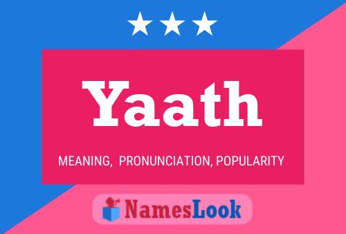 Yaath Name Poster