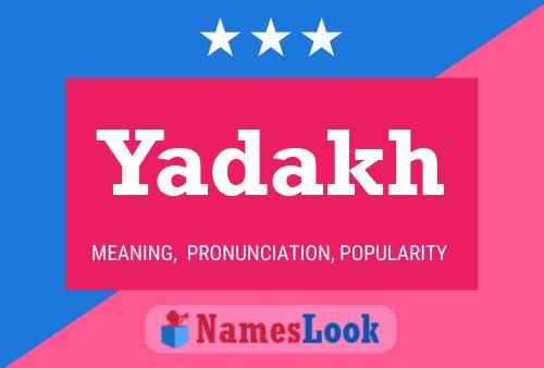 Yadakh Name Poster