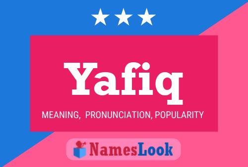 Yafiq Name Poster