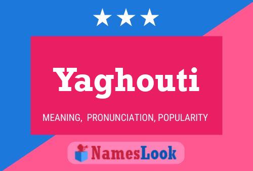 Yaghouti Name Poster