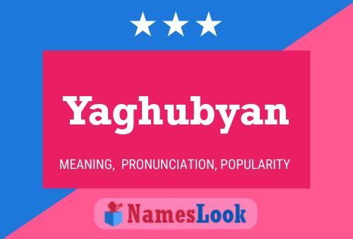 Yaghubyan Name Poster