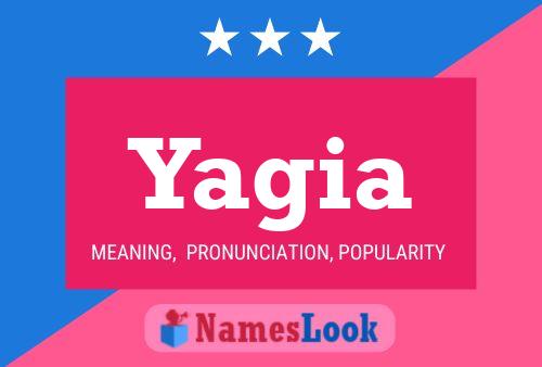 Yagia Name Poster