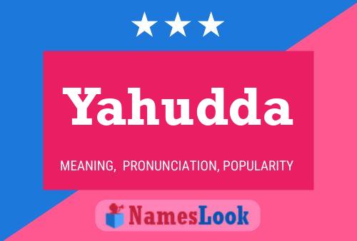 Yahudda Name Poster