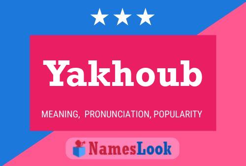 Yakhoub Name Poster