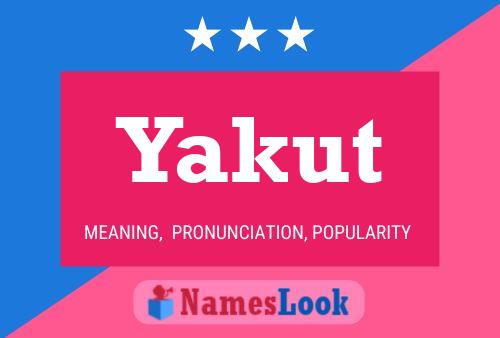 Yakut Name Poster