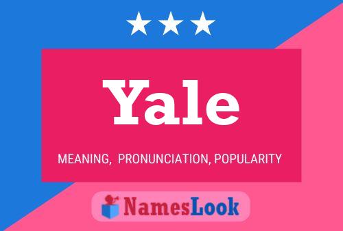 Yale Name Poster