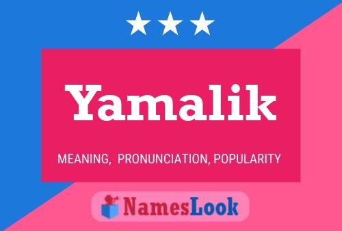 Yamalik Name Poster