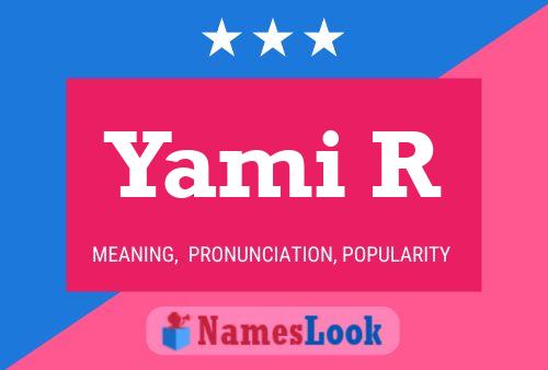 Yami R Name Poster