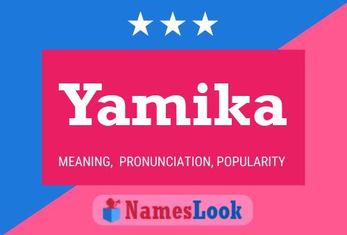 Yamika Name Poster