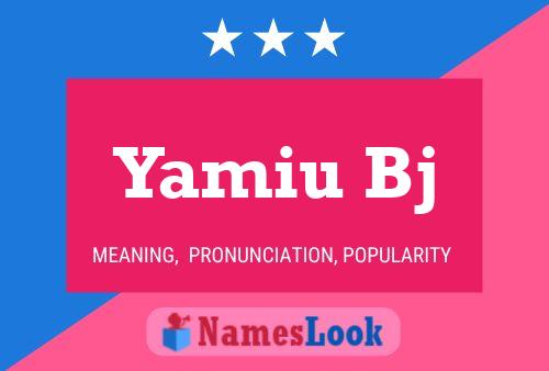 Yamiu Bj Name Poster