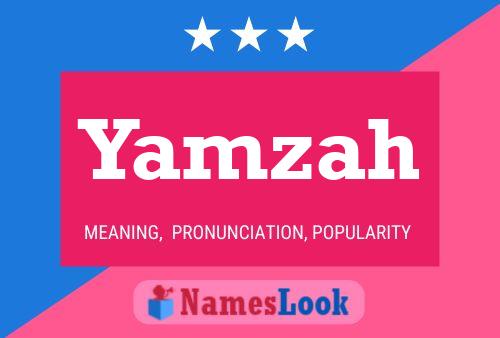 Yamzah Name Poster