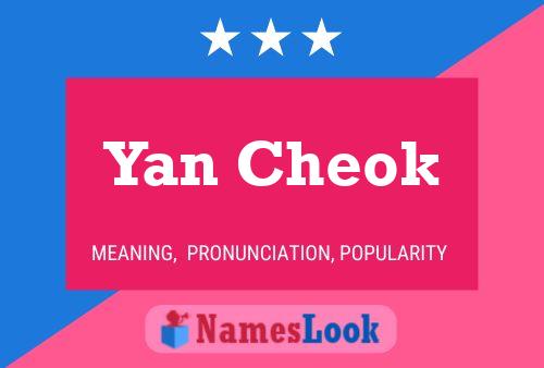 Yan Cheok Name Poster