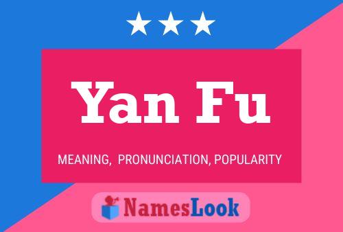 Yan Fu Name Poster