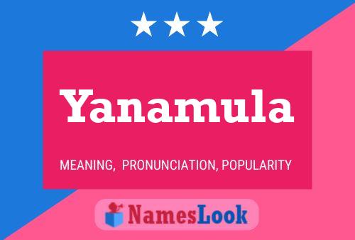 Yanamula Name Poster