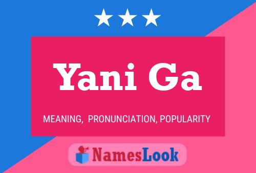 Yani Ga Name Poster