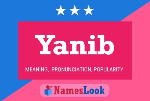 Yanib Name Poster