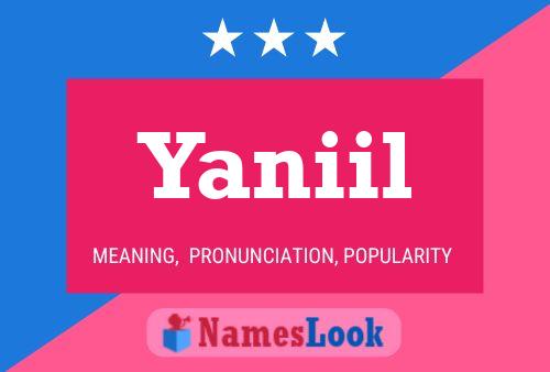 Yaniil Name Poster