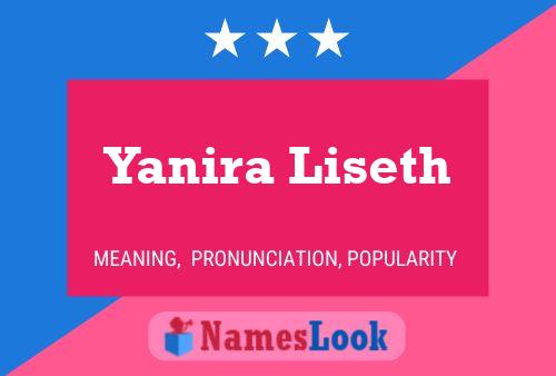 Yanira Liseth Name Poster