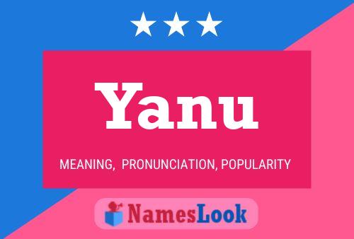 Yanu Name Poster