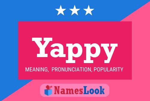 Yappy Name Poster