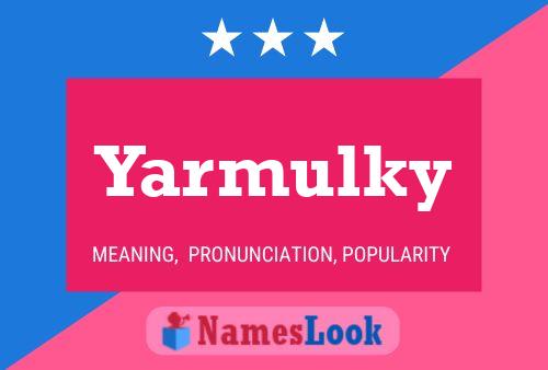 Yarmulky Name Poster