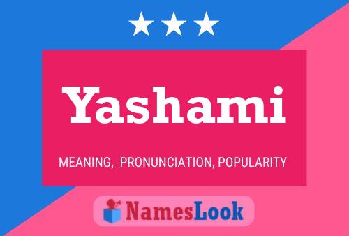 Yashami Name Poster