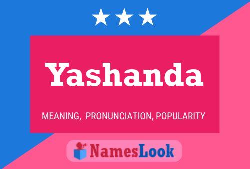 Yashanda Name Poster