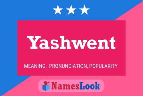 Yashwent Name Poster