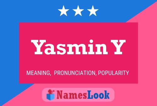 Yasmin Y Name Poster