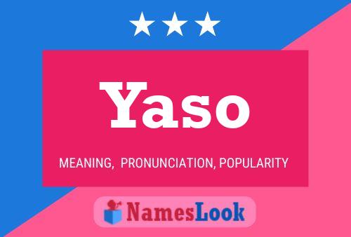 Yaso Name Poster