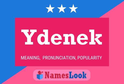 Ydenek Name Poster