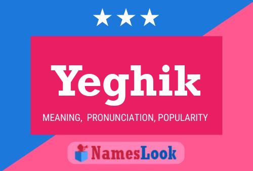 Yeghik Name Poster