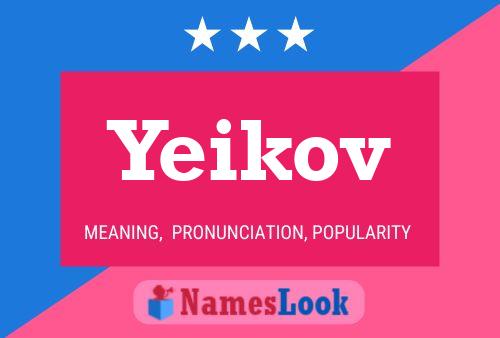 Yeikov Name Poster