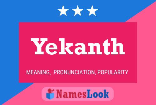 Yekanth Name Poster