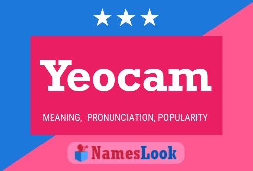 Yeocam Name Poster