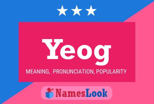 Yeog Name Poster