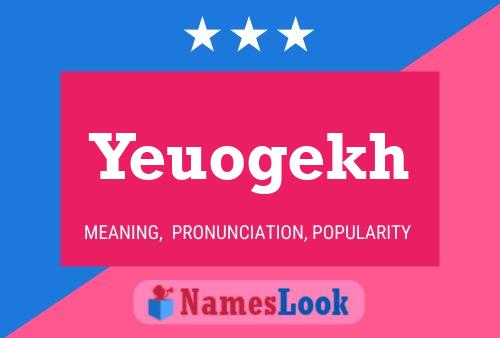 Yeuogekh Name Poster