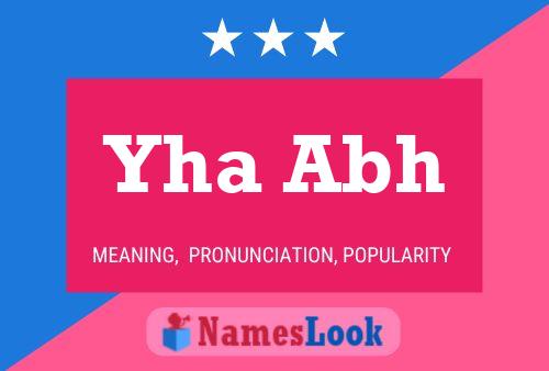 Yha Abh Name Poster