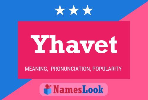 Yhavet Name Poster