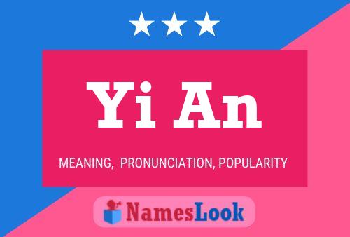 Yi An Name Poster