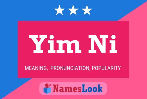 Yim Ni Name Poster