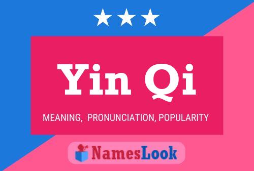 Yin Qi Name Poster